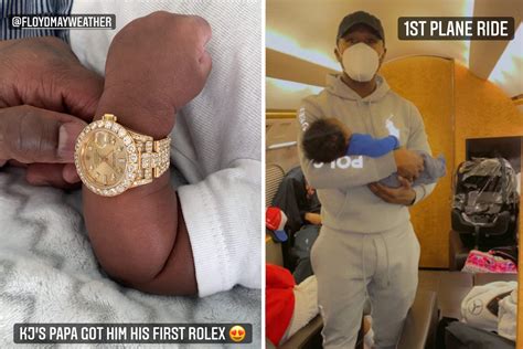 floyd mayweather buys grandson rolex|floyd mayweather jr girlfriend.